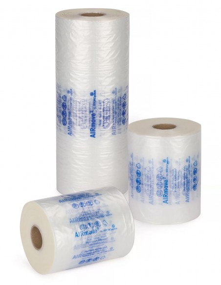 Bobines pour machine AIRmove 2. Sachers simples, sacs coussins, film à bulles. Système d'emballage.  Conservatis