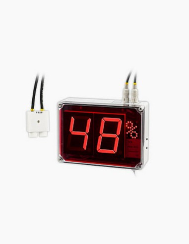Display de temperatura e humidade. Indicador LED. Controlo da temperatura e humidade.  PCE- G1. Comprar na Conservatis