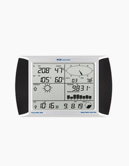 Wireless Weather Station. PCE - FWS 20 N. Buy weather station. Data logger for temperature and humidity. Conservatis