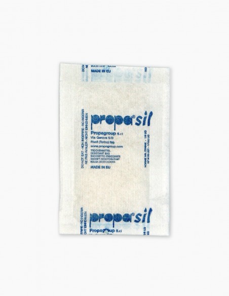 Silicagel. Sachet de silice, Propasil 1/100 5gr. Gel de silice. Dessicant. Bille de silice. Conservatis