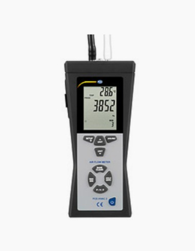 Manometro a tubo di Pitot. Manometro della pressione atmosferica. Misuratore di temperatura ambiente. Misuratore di portata. Con