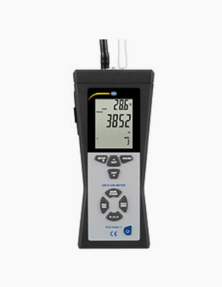 Manometro a tubo di Pitot. Manometro della pressione atmosferica. Misuratore di temperatura ambiente. Misuratore di portata. Con