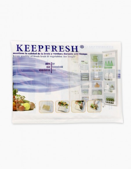 Ethylene absorbent keepfresh sheets to delay the ripening of fruits and vegetables. Conservatis