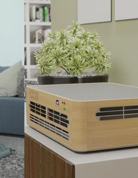 Air purifier. 5 funtions all in one product: Purification, Ionization, Energization, Filtration and timed ozonization.