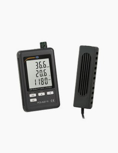 CO2-Messgerät. Temperaturmesser. Datenlogger. Messgerät für die Luftqualität. Conservatis