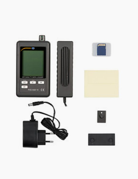 Gas leak detector. Carbon dioxide meter. CO2 data logger. Humidity meter. Conservatis