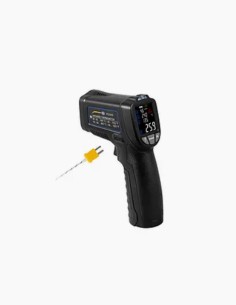 Indicateur de température. Pyromètre. Thermomètre. Télémètre laser. Testeur de surface multifonctionnel. Conservatis