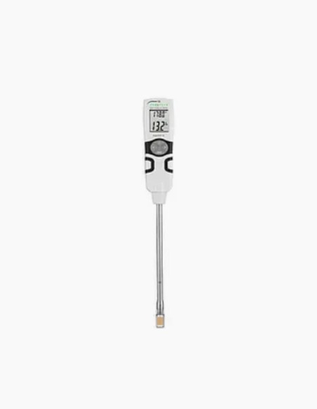 Thermometer for frying oil. Food inspectors. Conservatis