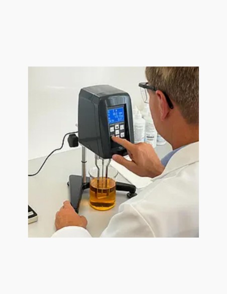 Viskosimeter. Viskositäts- und Dichtemessgerät für Flüssigkeiten. Heizleiter. Thermoelement. Temperatursensor. Conservatis