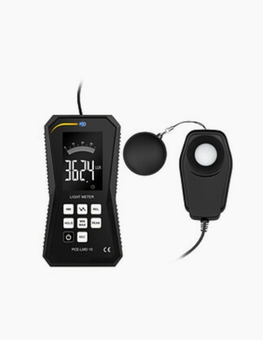 Luxmeter. Lux meter. PCE-LMD 10. Light meter. Lighting control. Data logger. Environmental tester. Meters. Conservatis