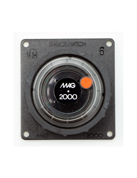 MAG 2000 Schlagzeiger. Shockwatch. Stoßindikatoren. Conservatis.