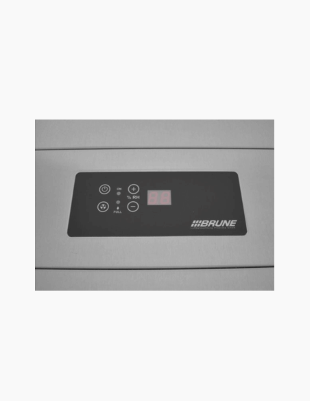 Deumidificatore Dehumid HP50. Pannello di controllo, livello del serbatoio dell'acqua. Disconnessione automatica. Igrostato. Con