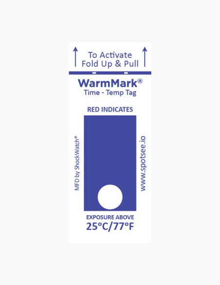 Warmmark single window.  Indicateur de température. Conservatis