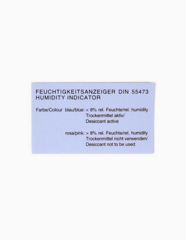 Feuchtigkeitsanzeigekarte 8% RF. für Trockenmittelkontrolle - Conservatis