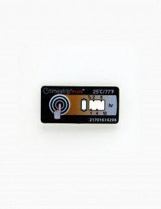 Indicatore di temperatura. Timestrip Plus. 25ºC 12h. Controllo totale della temperatura dei vostri prodotti. Timestrip. Conserva