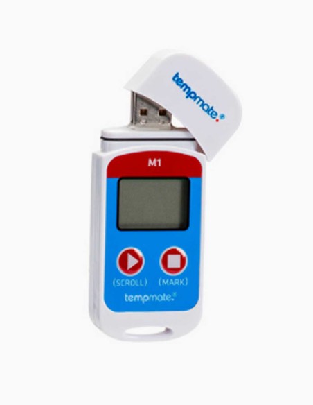 Tempmate M1. Data logger de temperatura. Multisusos con USB y PDF. Conservatis.