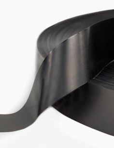 Black dissipative tape. ESD products. Dissipative antistatic. Conservatis.