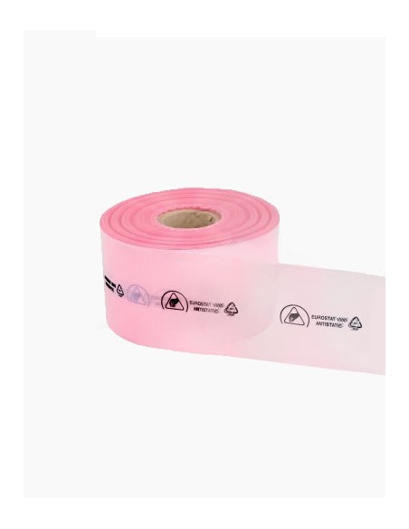 ESD products. Antistatic. Pink film. Tube film. Dissipative. Dissipative ESD. Conservatis