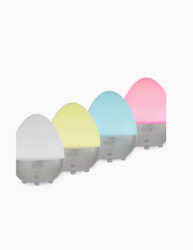 Argo Joy humidifier. Contains integrated RGB LED bulb. Various light colours. Conservatis.