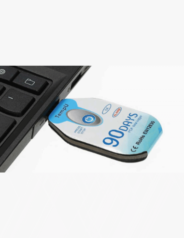 TempU 02. Single-use PDF USB temperature data logger. TEMP U02 . Conservatis