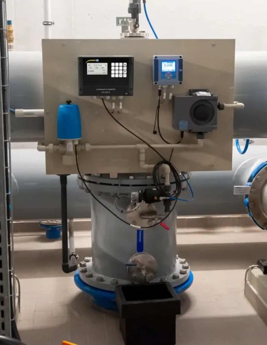 Débitmètre pour tuyaux. Intégration aux processus 4-20 mA RS-485. - Conservatis