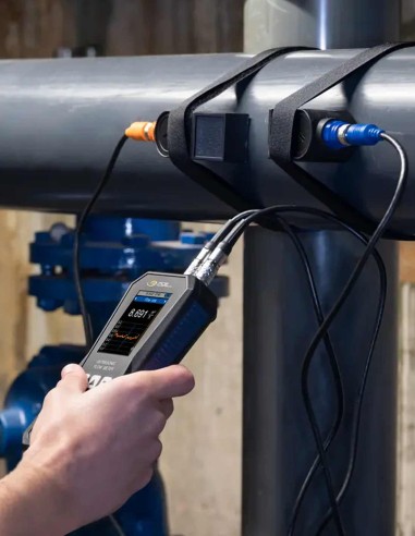 Flow meter for water. Data logging. 32 GB USB-C - Conservatis
