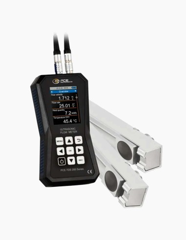 TDS 200 ultrasonic flow meter. Portable for pipes - Conservatis