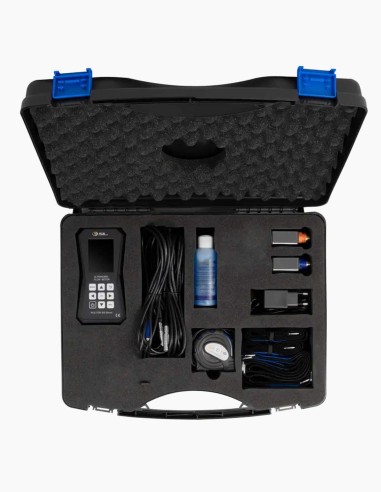 Ultraschall-Durchflussmesser TDS 200. Durchflussmesser für Rohrleitungen. USB‑C-Schnittstelle und Analyse‑Software - Conservatis