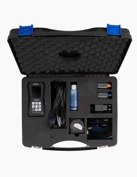 Ultraschall-Durchflussmesser TDS 200. Durchflussmesser für Rohrleitungen. USB‑C-Schnittstelle und Analyse‑Software - Conservatis