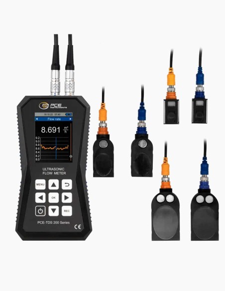 Ultrasonic Flow Meter for Pipes DN15–6000 with S-M-L Sensor Kit. Ultrasonic flow meter. Conservatis
