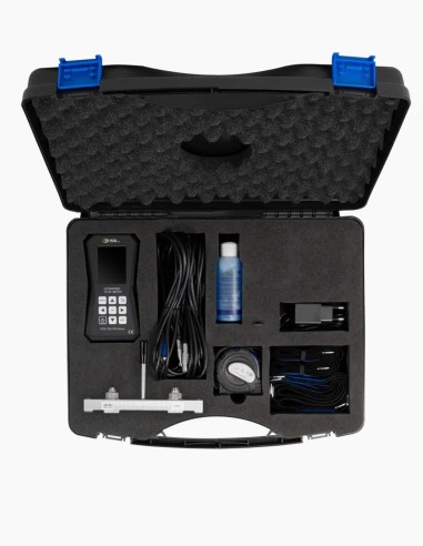Ultrasonic Flow Meter - TDS 200. Kit including a carrying case, sensors, gel and accessories - Conservatis