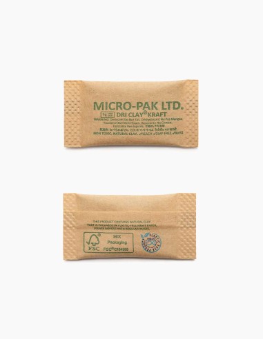 Sachets déshydratants Micro-Pak Dri Clay® Kraft 1 g - Conservatis