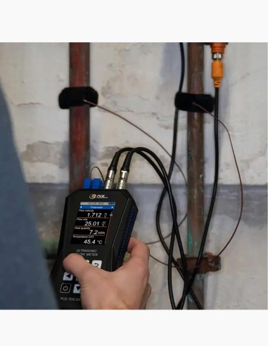 Caudalímetro Para Tuberías DN15-100 Con Sensor 200+S. Caudalímetro para tuberías. Maletín accesorios sondas - Conservatis