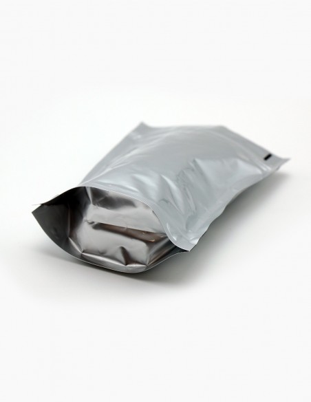 Doypack. Sacchetti con chiusura a zip. Busta stand up Doy Pack - alluminio laminato. Dimensioni da 85x145 mm a 300x440 mm. Conse