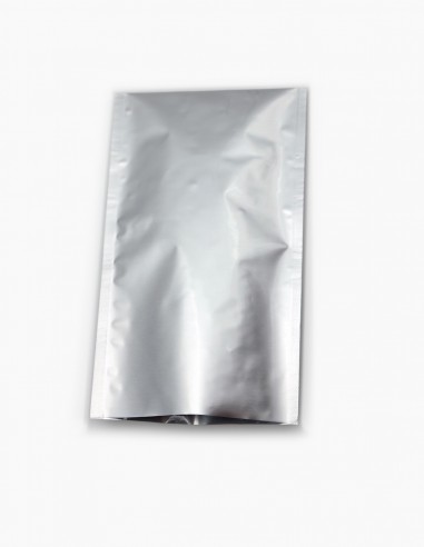 Bolsa plana de aluminio. Laminado aluminio. Diferentes medidas. De 60x110 mm  a 380x570 mm. Bolsas aluminio - Conservatis