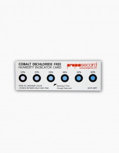Indicador reversible de humedad 10-80. Humidity indicator Card. Comprar online en Conservatis