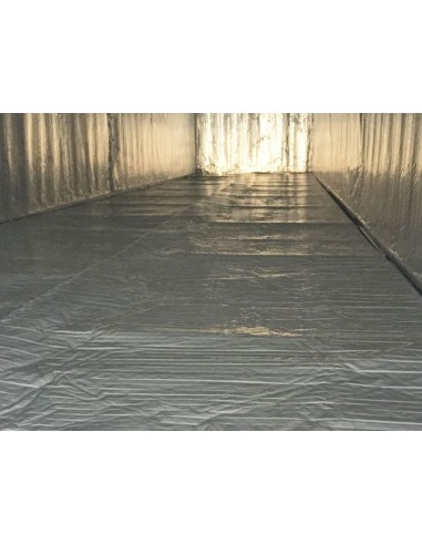 Aislante para techo. Container marítimo. Aislante térmico para techo. Conservatis