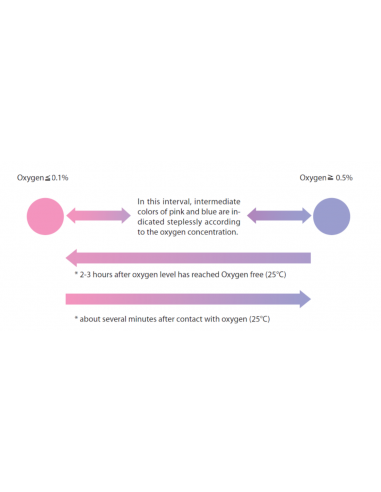 Indicador de Oxígeno. AGELESS EYE. Explicación del indicador de oxígeno. Conservatis