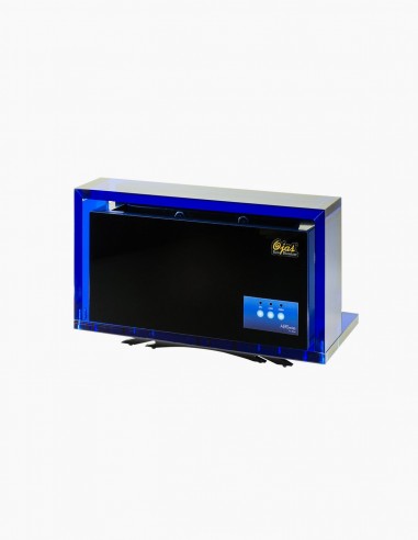 Ojas Eco-Bionizer Blue. Trattamento dell'aria a 4 stadi. Filtrazione. Purificazione. Ionizzazione. Energizzazione. Conservatis