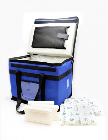 Insulated bag container transport of medicines, Ice pack not included. Conservatis